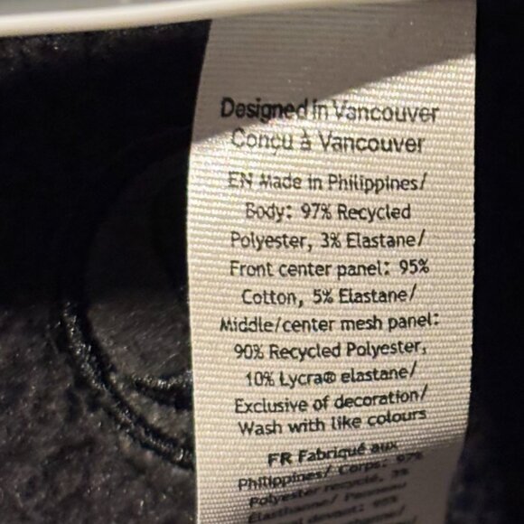 Lululemon Scuba Tumbled Fleece Funnel-Neck Half Zip Black - Picture 6 of 9